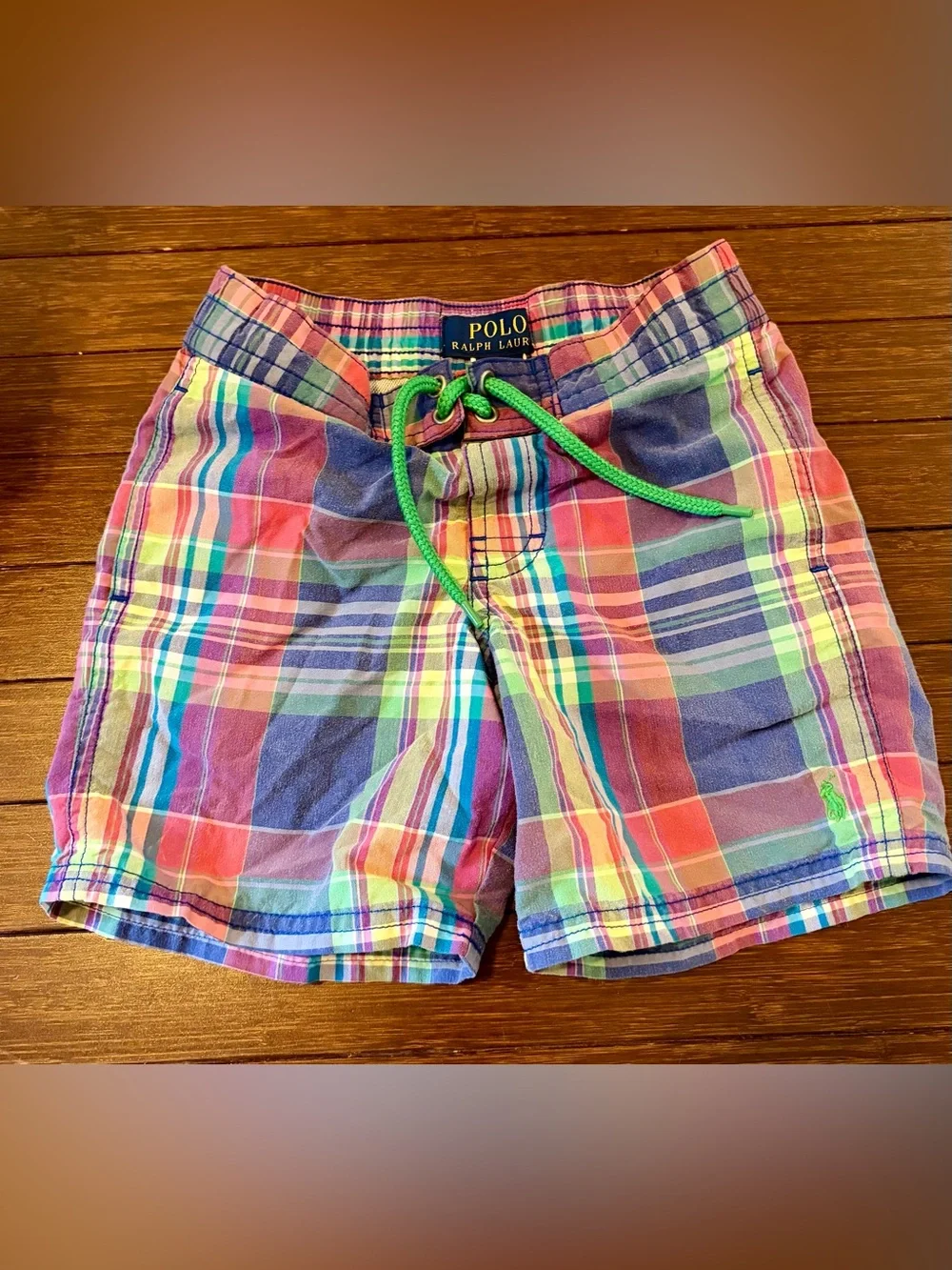 Polo Ralph Lauren Boys Swim Suit Trunks Board Shorts multicolor Size 4T